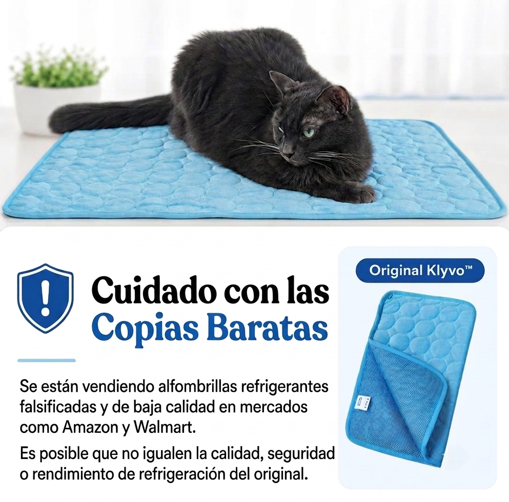 Protege a tu Gato del Calor con el Tapete Refrigerante Klyvo™